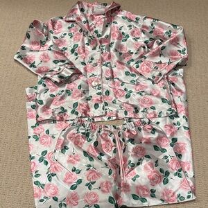 Charming Floral Kids Pajama Set